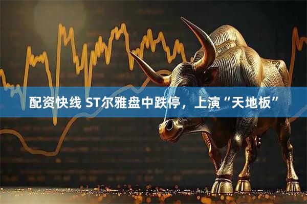 配资快线 ST尔雅盘中跌停，上演“天地板”